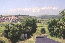 De Pyreneeen recht voor ons!