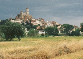 Langs het fietspad naar San Feliu.